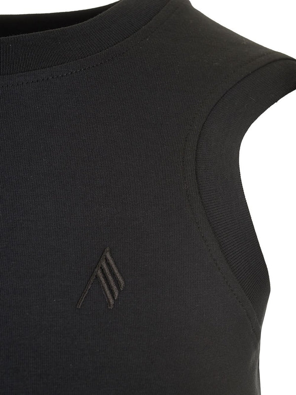 Reese Embroidered Logo Sleeveless Top - Image 4