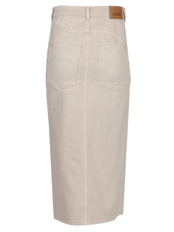 Britt Denim Midi Skirt - Image 2
