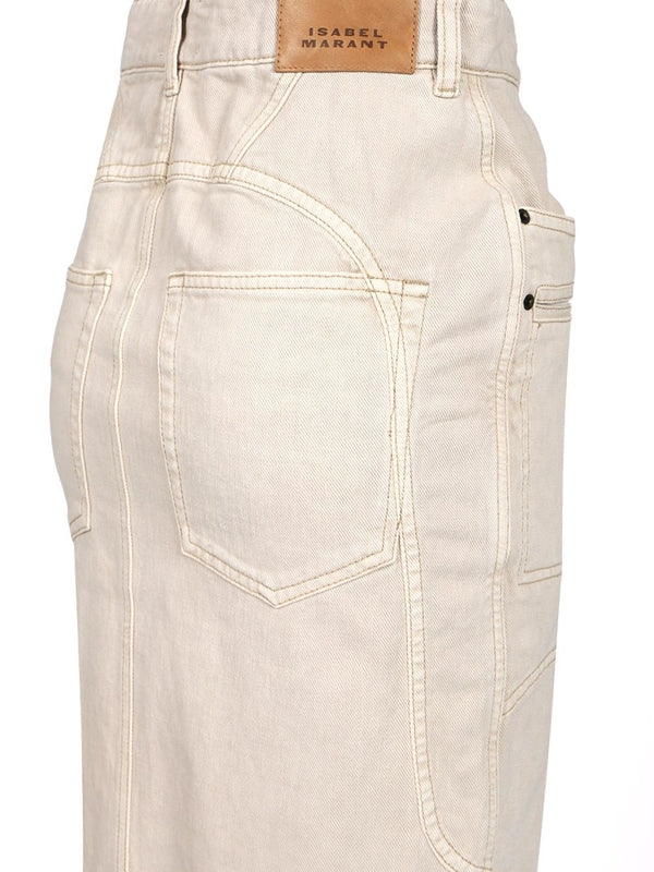 Britt Denim Midi Skirt - Image 5