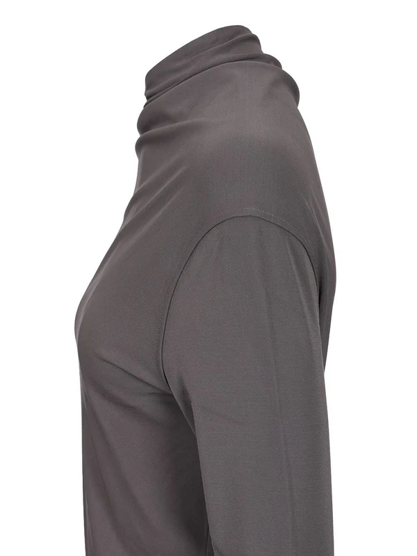 Draped Jersey Long Sleeve Top - Image 4