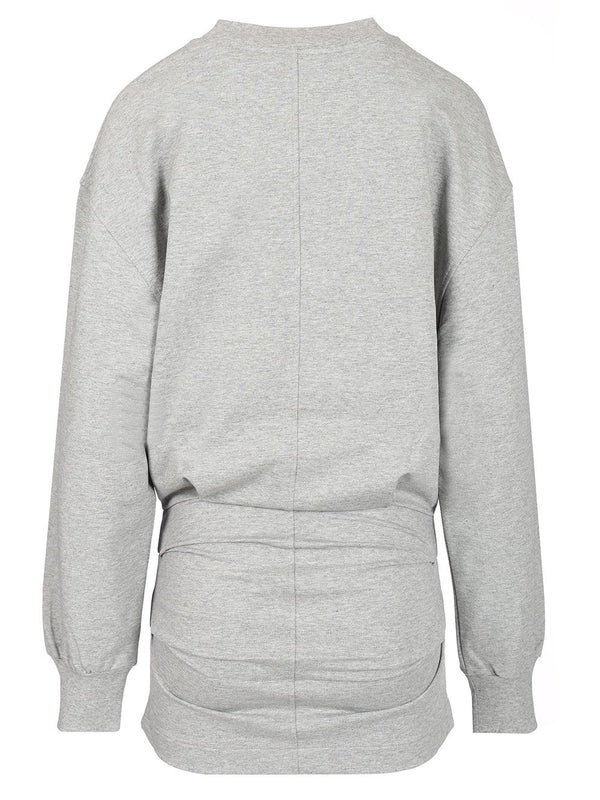 Crewneck Cotton Mini Dress - Image 2