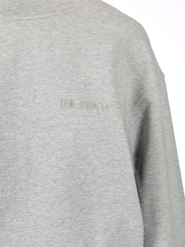 Crewneck Cotton Mini Dress - Image 4
