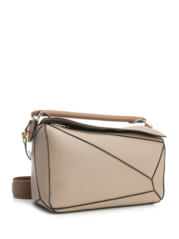 Puzzle Leather Shoulder Bag - Image 2