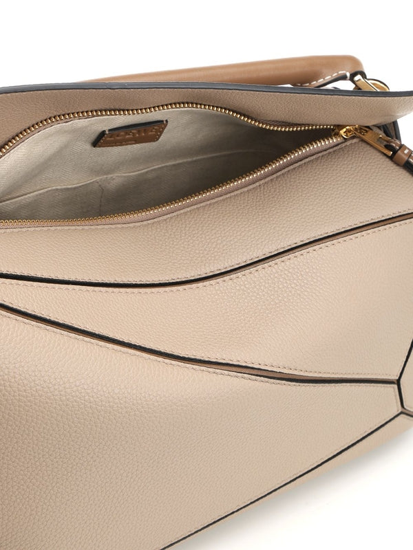 Puzzle Leather Shoulder Bag - Image 4