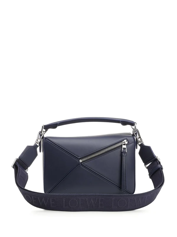 Puzzle Small Leather Shoulder Bag - Image 3