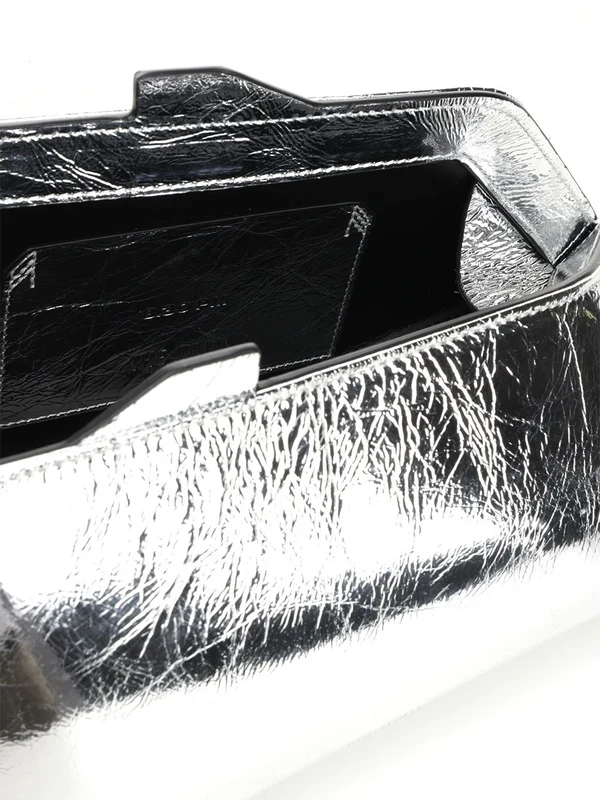 8.30 Pm Oversized Leather Clutch Bag - Image 4