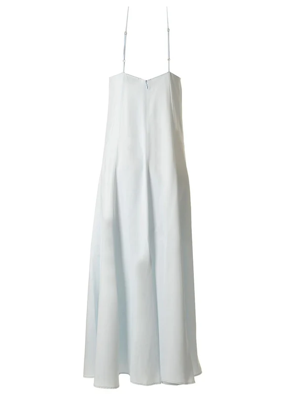 Long Satin Slip Dress - Image 2