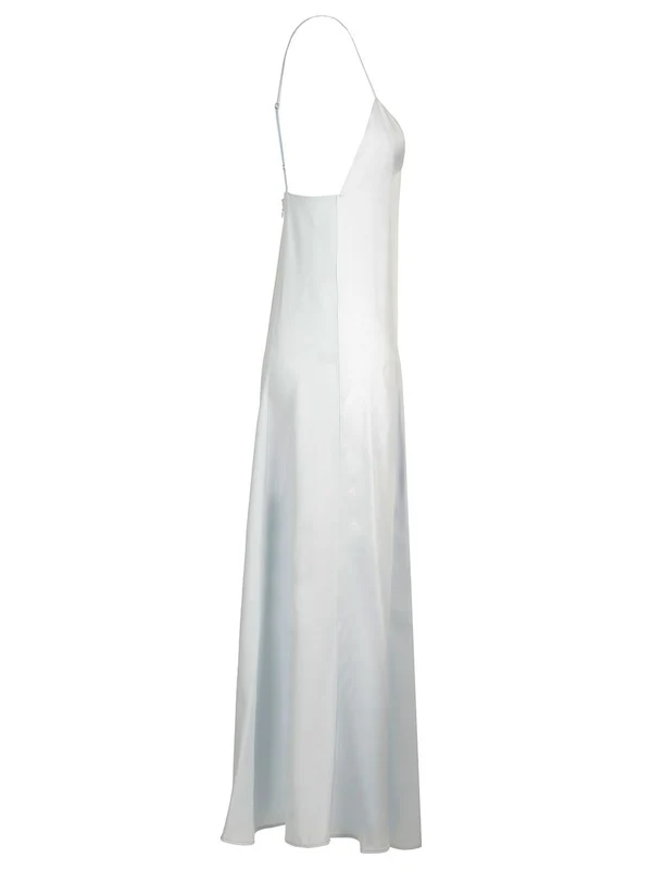 Long Satin Slip Dress - Image 3