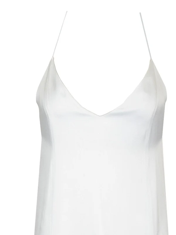Long Satin Slip Dress - Image 4