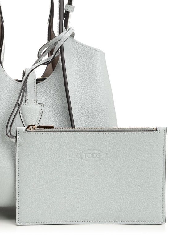 T Timeless Leather Tote Bag - Image 5