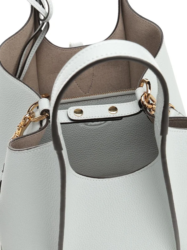 T Timeless Leather Tote Bag - Image 6