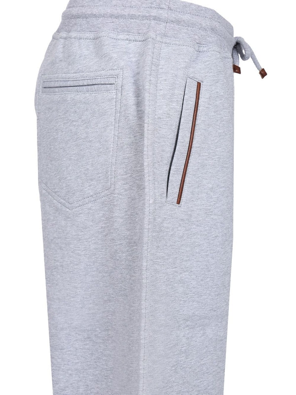 Techno Cotton Fleece Bermuda Shorts - Image 4