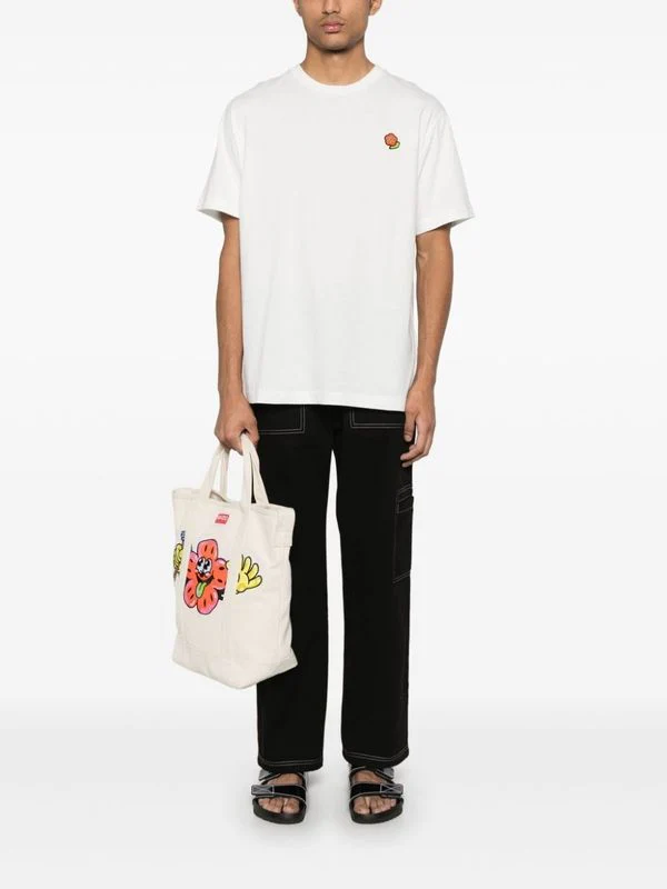 Boke Flower Printing Short-Sleeve T-Shirt - Image 3