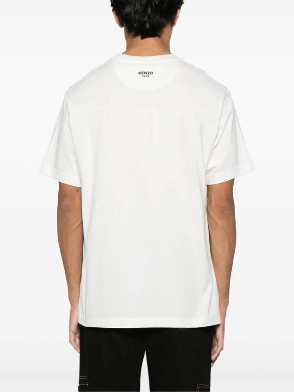 Boke Flower Printing Short-Sleeve T-Shirt - Image 4
