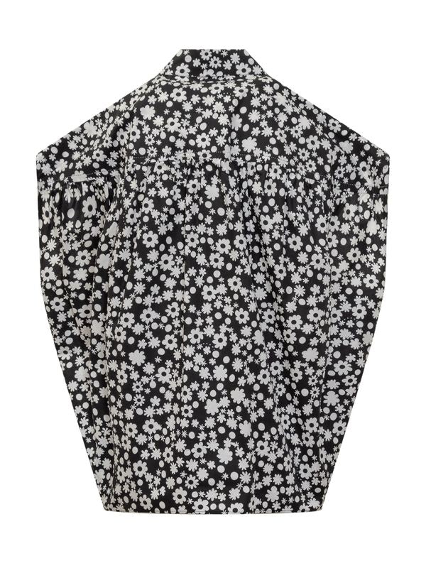 Flower Pattern Sleeveless Top - Image 2