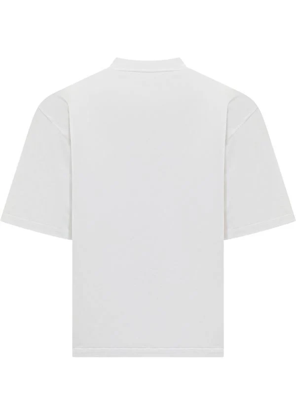 Flower Logo
  Printing Short Sleeve T-Shirt - Image 2