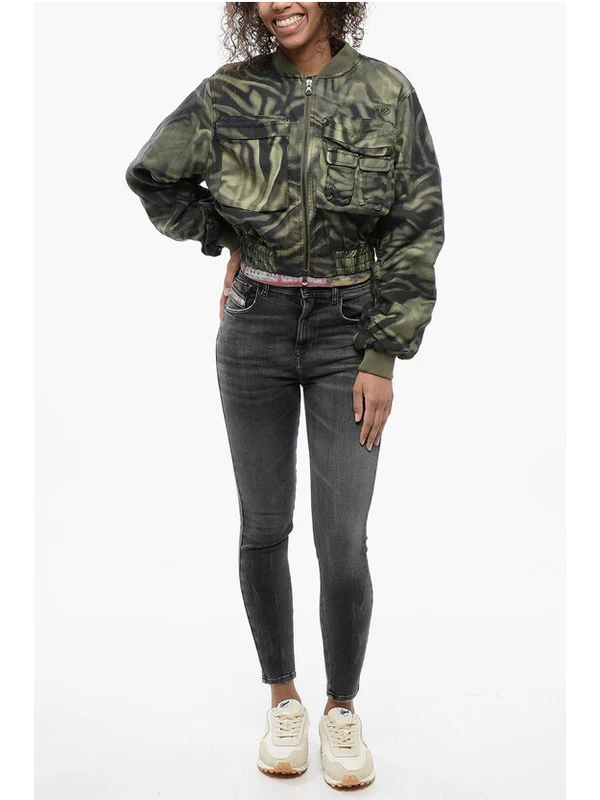 Diesel Green Bomber Jacket - Image 4