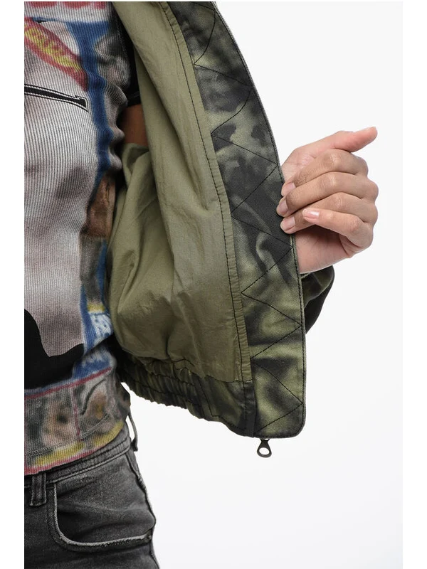 Diesel Green Bomber Jacket - Image 5