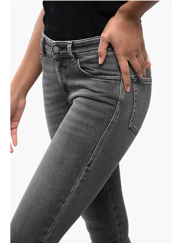 Diesel Gray Denim Pants - Image 3