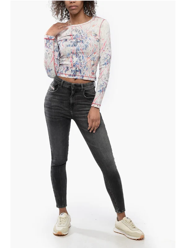 Diesel Multicolor Long Sleeve Top - Image 4
