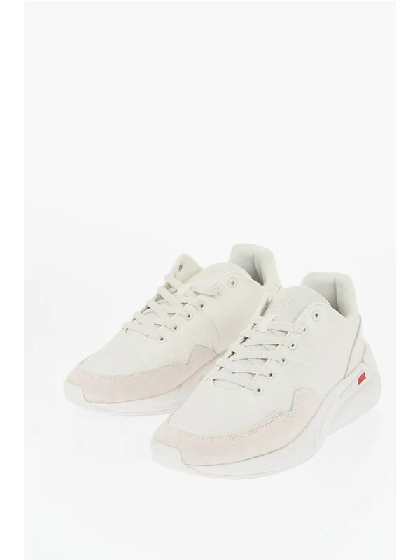 Diesel White Low Top Sneakers - Image 2