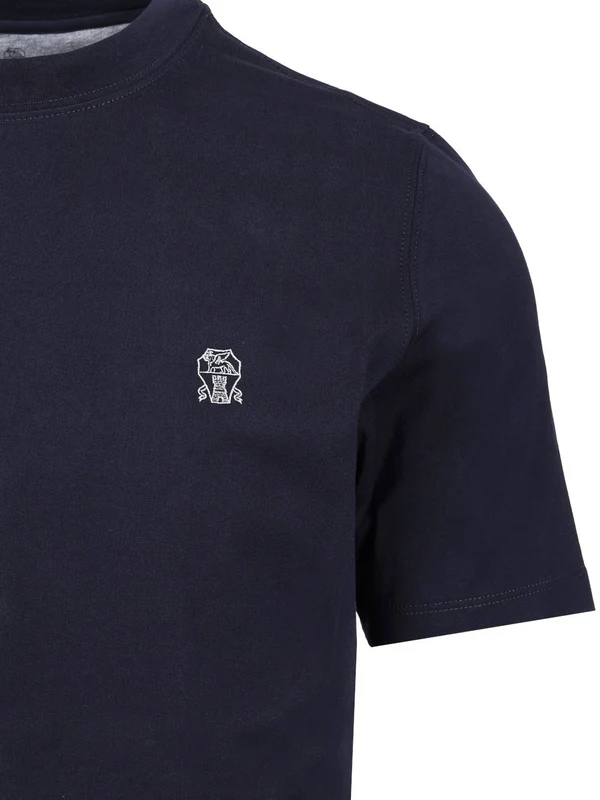 Embroidered Logo Crewneck Short-Sleeve T-Shirt - Image 3