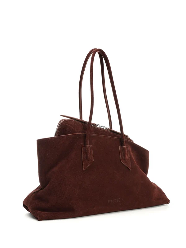 La Passeggiata Medium Suede Tote Bag - Image 2