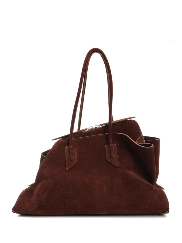 La Passeggiata Medium Suede Tote Bag - Image 3