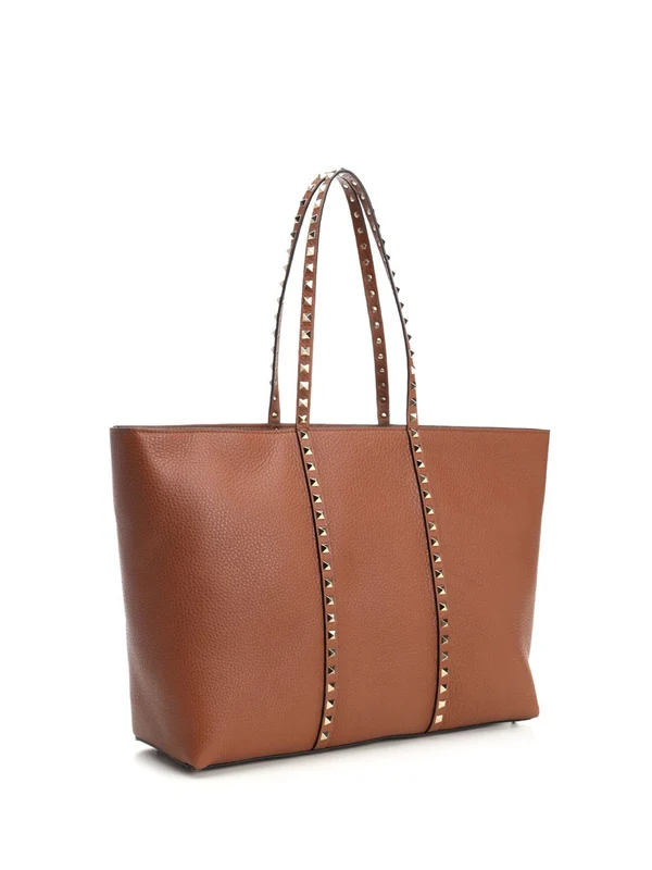 Rockstud Medium Leather Tote Bag - Image 2