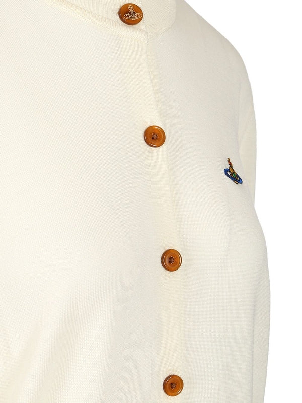 Bea Wool Silk Cardigan - Image 3