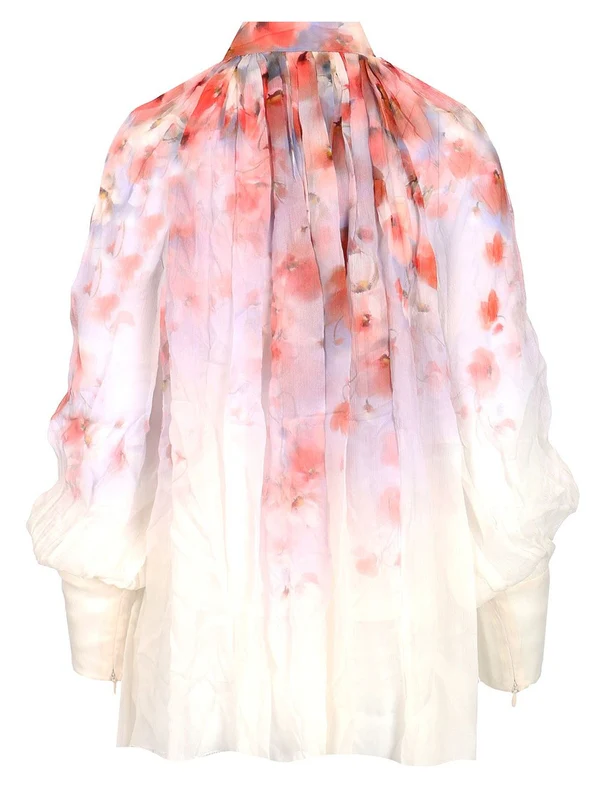 Smock Crush High-Neck Blouse - Image 2