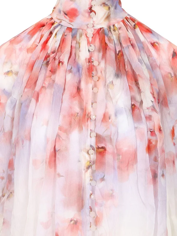 Smock Crush High-Neck Blouse - Image 4
