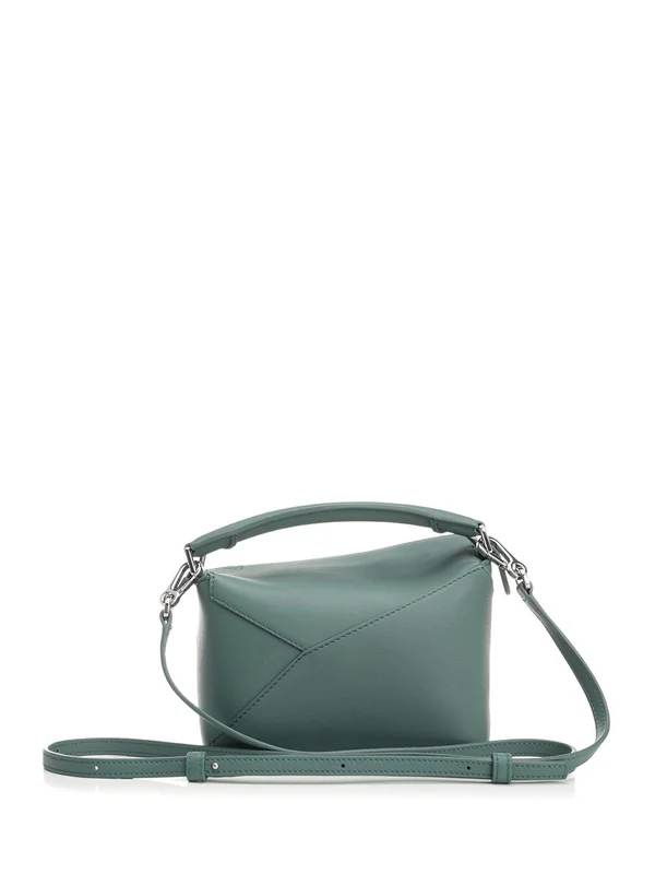 Puzzle Edge Mini Leather Tote Bag - Image 3