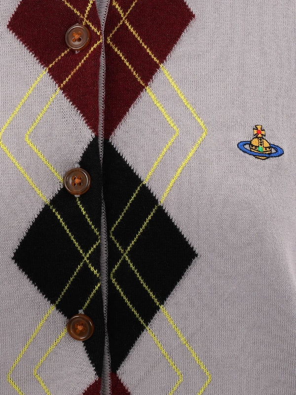 Argyle Crewneck Cardigan - Image 5