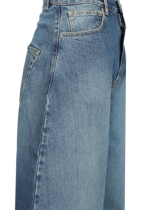 Balloon Leg Denim Pants - Image 3