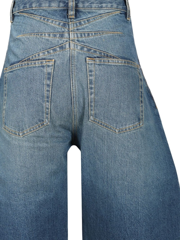 Balloon Leg Denim Pants - Image 5