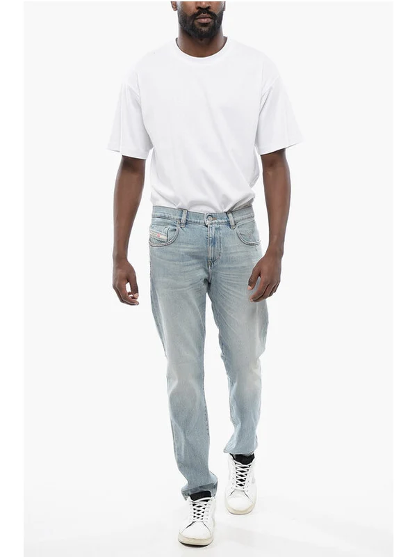 Mid Waist 2019 D-STRUKT Slim Fit Jeans 16cm -L32 Denim Pants - Image 4