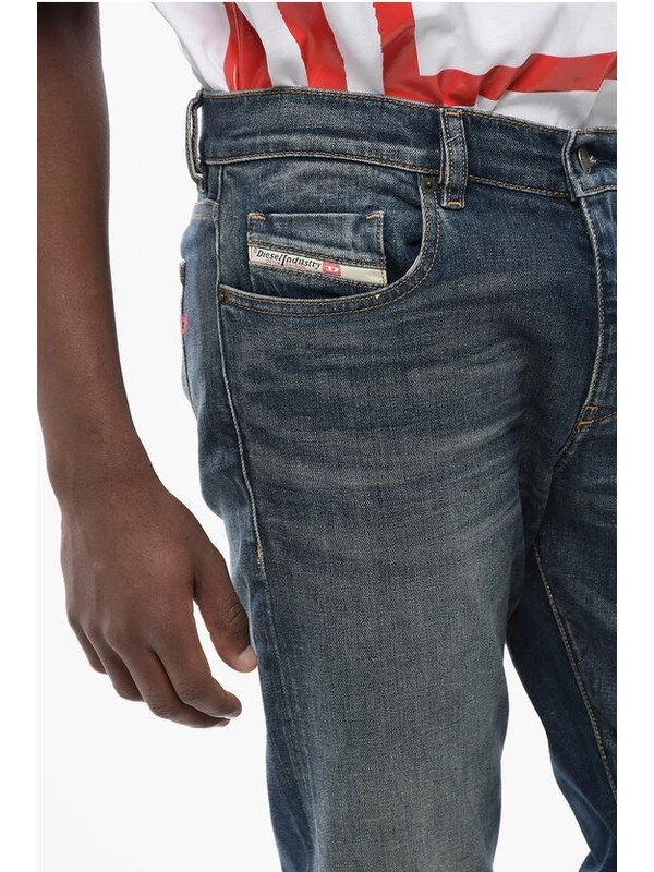 Mid Waist 2019 D-STRUKT Slim Fit Jeans 16cm L32 Denim Pants - Image 3