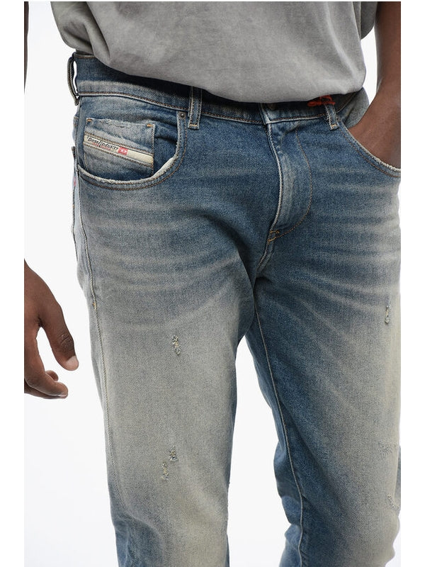 Mid Waist 2019 D-STRUKT Slim Fit Jeans 16cm L32 Denim Pants - Image 3