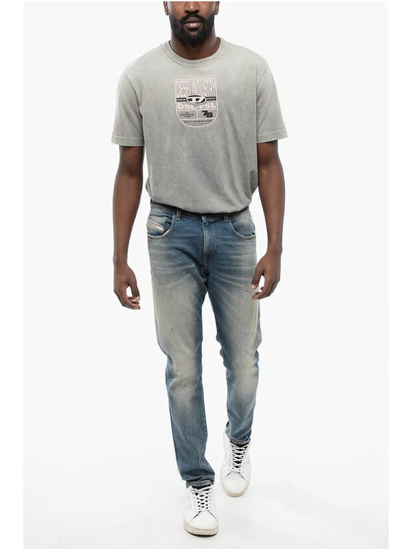 Mid Waist 2019 D-STRUKT Slim Fit Jeans 16cm L32 Denim Pants - Image 4