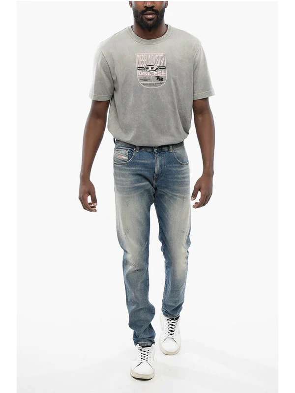 Mid Waist 2019 D-STRUKT Slim Fit Jeans 16cm L34 Denim Pants - Image 4