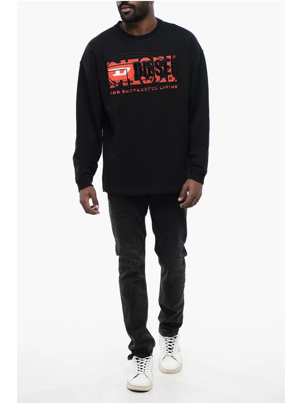 RED TAG Brushed Cotton S-BAXT-N1 Crew-neck Sweatshirt Sweatshirts - Image 4