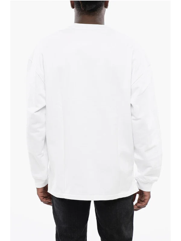Brushed Cotton S-BAXT-N1 Crew-neck Sweatshirt Sweatshirts - Image 2