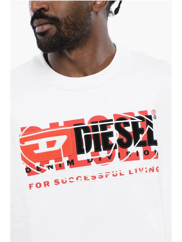 Brushed Cotton S-BAXT-N1 Crew-neck Sweatshirt Sweatshirts - Image 3