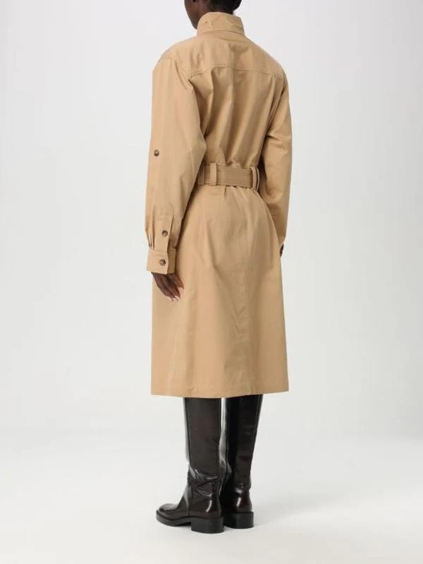 Belted Cotton Midi Dress - Image 2