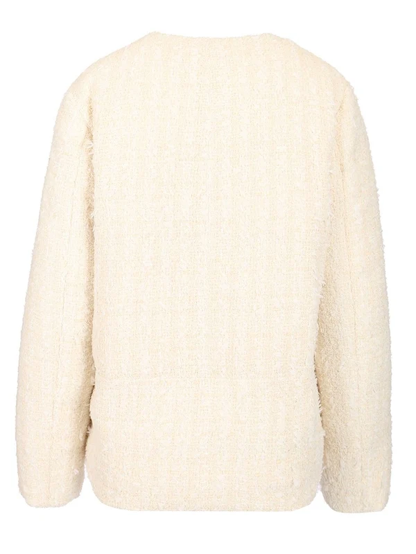 Gerberoy Crewneck Bouclé Padded Jacket - Image 2