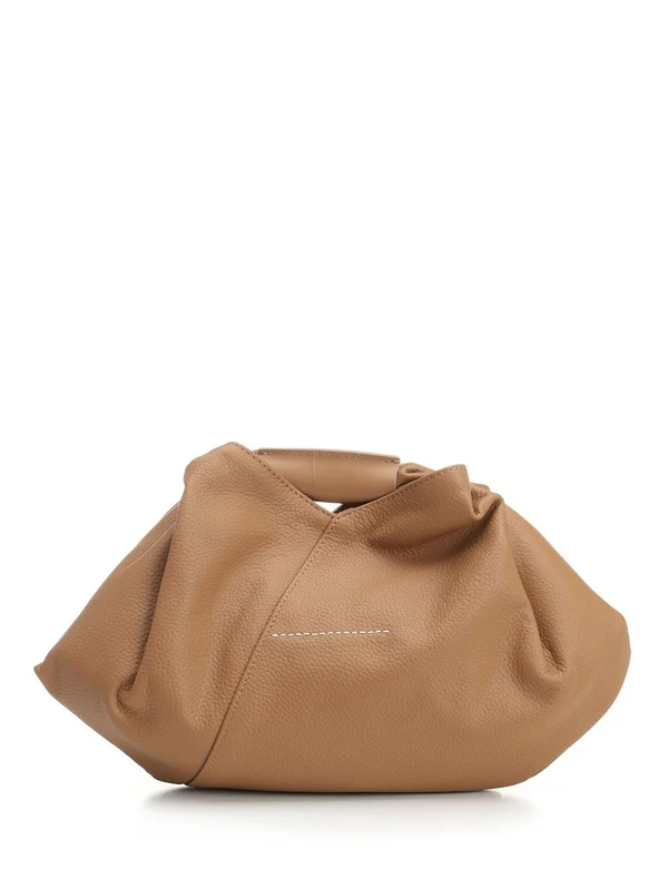 Japanese Mini Leather Tote Bag - Image 3