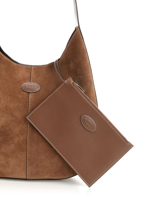 Hobo Suede Shoulder Bag - Image 5