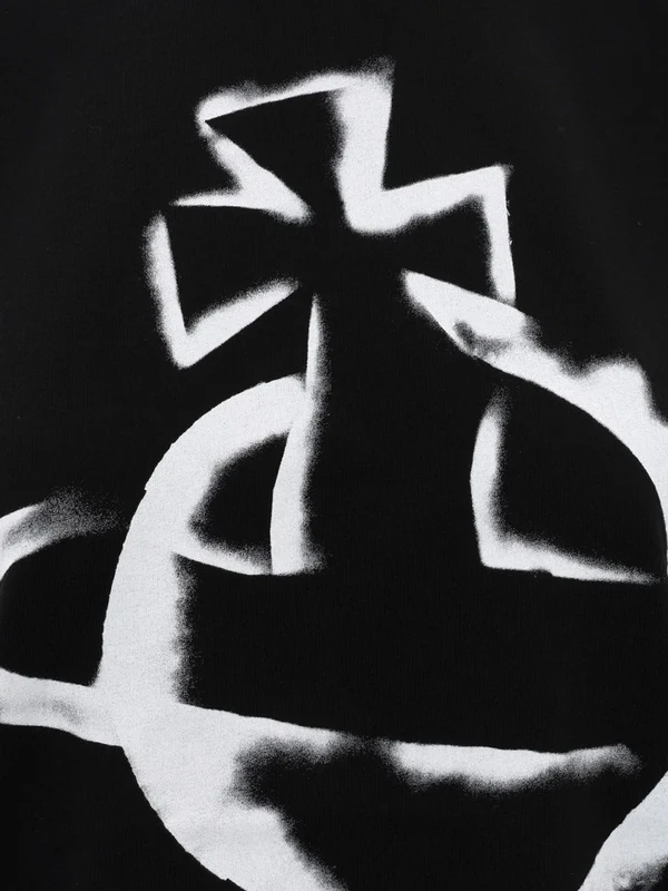 Stencil Orb Logo Printed Short Sleeve T-shirt - Image 3