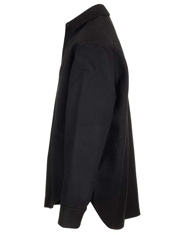 Wool Cashmere Over Shirt - Image 3